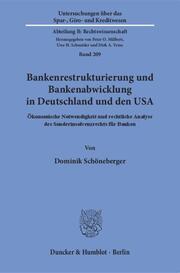 Bankenrestrukturierung und Bankenabwicklung in Deutschland und den USA. - Cover