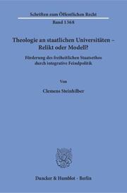 Theologie an staatlichen Universitäten - Relikt oder Modell? - Cover