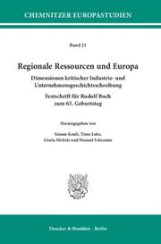 Regionale Ressourcen und Europa. - Cover