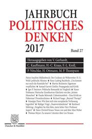 Politisches Denken. Jahrbuch 2017.