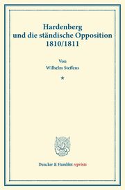 Hardenberg und die ständische Opposition 1810-1811.