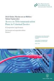 Access to Telecommunication Data in Criminal Justice. - Cover