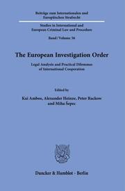 The European Investigation Order - Cover