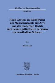 Hugo Grotius als Wegbereiter des Menschenrechts auf Asyl und des modernen Rechts zum Schutz geflüchteter Personen vor ernsthaftem Schaden.