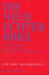 Die Neue Echter-Bibel. Kommentar / Kommentar zum Alten Testament mit Einheitsübersetzung / Jesus Sirach 25-51 - Cover
