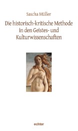 Die historisch-kritische Methode in den Geistes- und Kulturwissenschaften - Cover