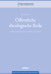 Öffentliche theologische Rede - Cover