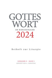 Gottes Wort im Kirchenjahr 1/2024 - Cover
