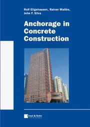 Anchorage in Concrete and Masonry Construction