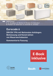 Eurocode 6 - DIN EN 1996 mit Nationalen Anhängen: Bemessung und Konstruktion von Mauerwerksbauten. Kommentierte Fassung - Cover