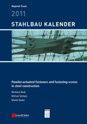 Powder-actuated Fasteners and Fastening Screws in Steel Construction