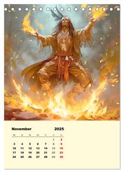 Indian Fantasy (Tischkalender 2025 DIN A5 hoch), CALVENDO Monatskalender - Abbildung 13