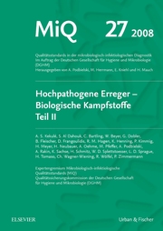 MiQ 27: Hochpathogene Erreger, Biologische Kampfstoffe, Teil II - Cover