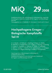 MiQ 29: Hochpathogene Erreger, Biologische Kampfstoffe, Teil IV - Cover