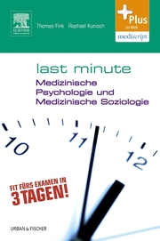 Last Minute Medizinische Psychologie und medizinische Soziologie - Cover