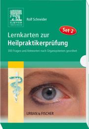 Lernkarten zur Heilpraktikerprüfung - Cover