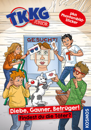 TKKG Junior - Diebe, Gauner, Betrüger! - Cover