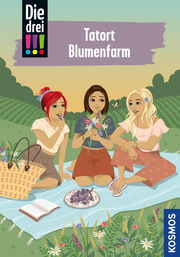 Die drei !!! 109 - Tatort Blumenfarm - Cover