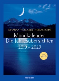 Mondkalender - die Jahresübersichten 2019-2029