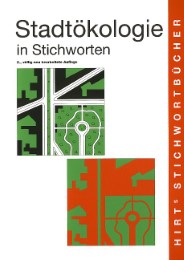 Stadtökologie in Stichworten - Cover