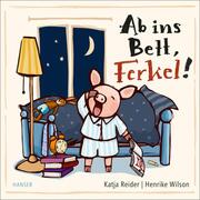 Ab ins Bett, Ferkel! - Cover
