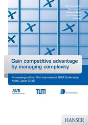 Gain competitive advantage by managing complexity - Cover