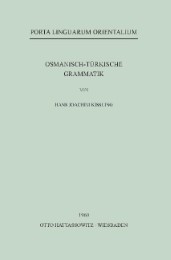 Osmanisch-Türkische Grammatik - Cover
