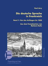 Die deutsche Sprache in Frankreich - Cover