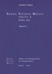 Johann Crüger: PRAXIS PIETATIS MELICA. Edition und Dokumentation der Werkgeschic