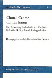 Choral, Cantor, Cantus firmus