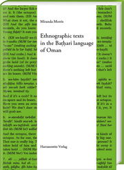 Ethnographic texts in the Bahari language of Oman