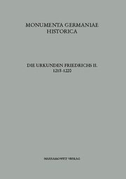 Die Urkunden Friedrichs II. - Cover