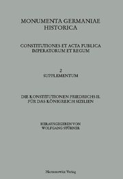 Die Konstitutionen Friedrichs II. für das Königreich Sizilien - Cover