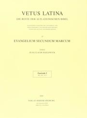 Vetus Latina. Die Reste der altlateinischen Bibel. Nach Petrus Sabatier / Evangelium Secundum Marcum