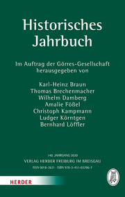 Historisches Jahrbuch - Cover