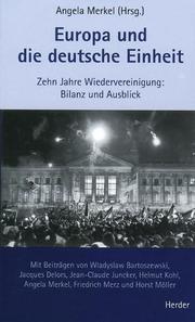 Europa und die deutsche Einheit - Cover