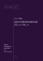 Deuteronomium 12-34 - Cover