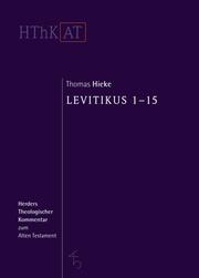 Levitikus 1-15