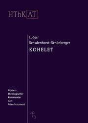 Kohelet - Cover