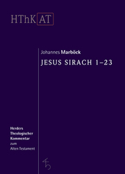 Jesus Sirach 1-23 - Cover