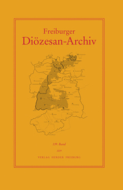 Freiburger Diözesan-Archiv, 139. Band 2019 - Cover
