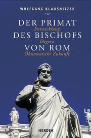 Der Primat des Bischofs von Rom - Cover