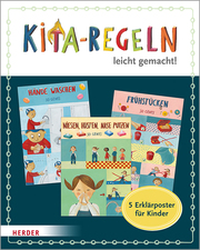 Kita-Regeln leicht gemacht. 5 Erklärposter für Kinder - Cover