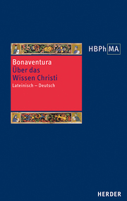 Quaestiones disputatae De scientia Christi. Über das Wissen Christi - Cover