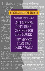 'Mit meinem Gott überspringe ich eine Mauer'/'By my God I can leap over a wall' - Cover
