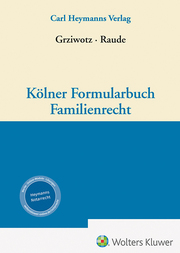 Kölner Formularbuch Familienrecht - Cover