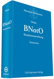 BNotO - Bundesnotarordnung - Cover