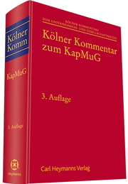 Kölner Kommentar zum KapMuG - Cover