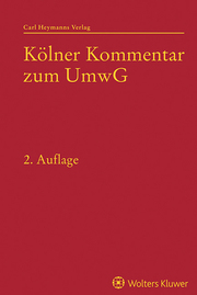 Kölner Kommentar zum Umwandlungsgesetz - Cover