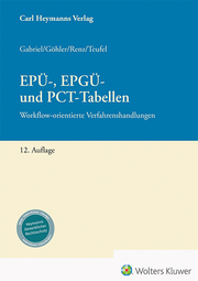 EPÜ- und PCT-Tabellen